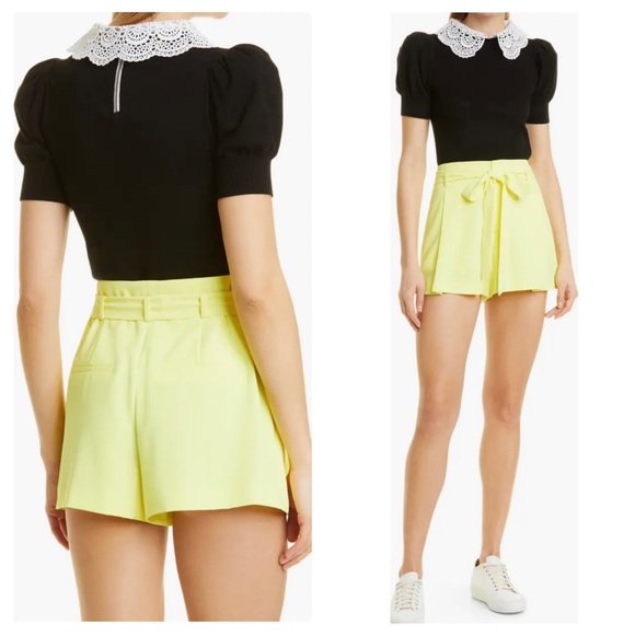 ALICE + OLIVIA Chase Eyelet Collar Sweater - Picture 7 of 12